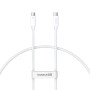 Data - Кабель Baseus Superior Series USB-C to Type-C 240W 1.8 м, Moon-White