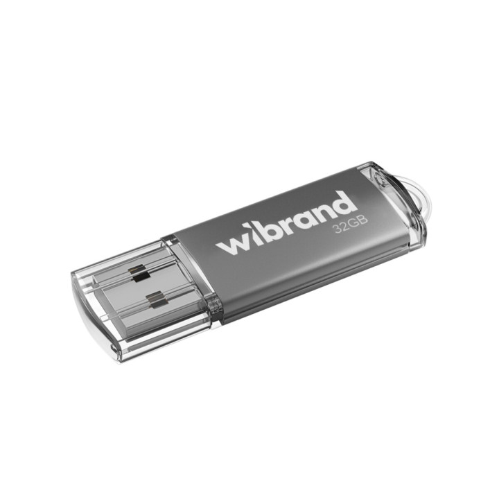 USB - флешка Wibrand USB 2.0 Cougar 32Gb, Silver