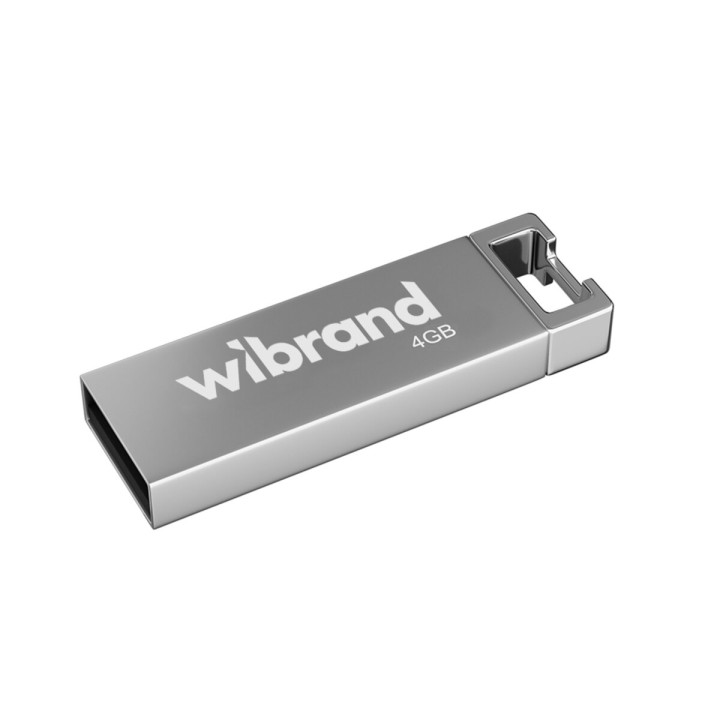 USB - флешка Wibrand USB 2.0 Chameleon 4Gb, Silver