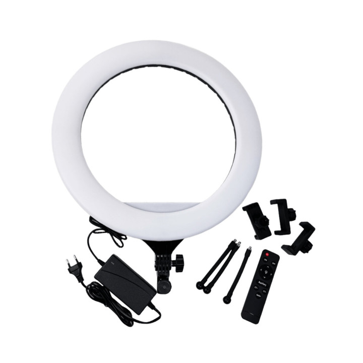 Кольцевая LED лампа NN LED406B (45см), Black