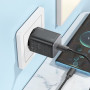 Сетевое зарядное устройство HOCO N40 PD20W / QC3.0 cable Type-C to Lightning, Black