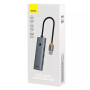 USB - хаб Baseus UltraJoy Series 4-Port USBA to USB 3.0, Space Grey ( B0005280A813-02 )
