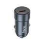 Автомобильное зарядное устройство HOCO Z57 PD30W 5A, Metal Gray