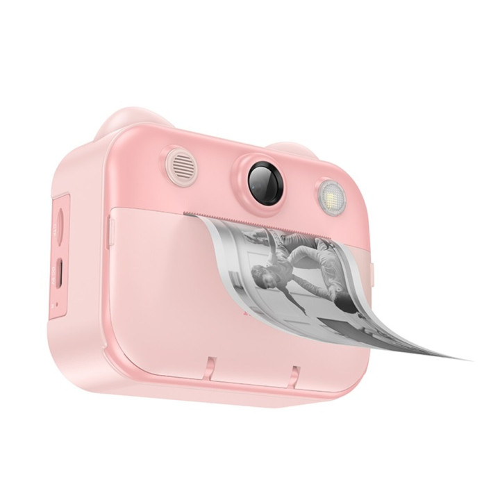 Детская камера HOCO DV204 Dual-camera 1200 mAh, Pink