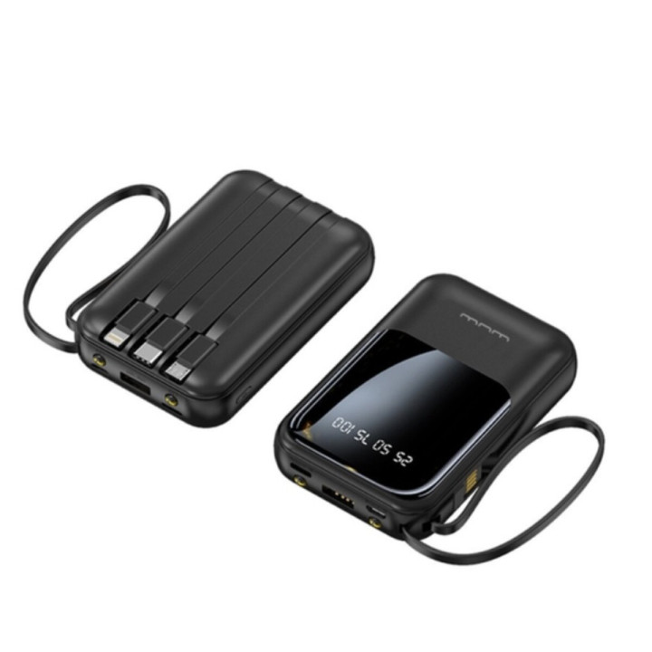 Внешний аккумулятор Power Bank WUW Y135 10000mAh, Black