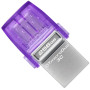 USB - флешка Kingston DT microDuo 3C USB 3.2 256GB USB/Type-C, Silvery