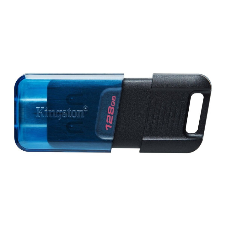 USB - флешка Kingston Type-C 3.2 DT 80M 128GB, Black - Blue