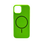 Чехол Cosmic Silicone Case Magnetic для iPhone 14, Shiny Green
