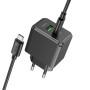 Сетевое зарядное устройство HOCO CS14A PD20W / QC3.0 cable Type-C to Type-C 1m, Black