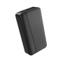 Внешний аккумулятор Power Bank WUW Y146 Micro-USB/USB/Type-C 20000mAh с LED-фонариком, Black