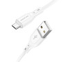 Data Кабель BOROFONE BX66 Wide way USB to Micro-USB 2.4A 1m, White