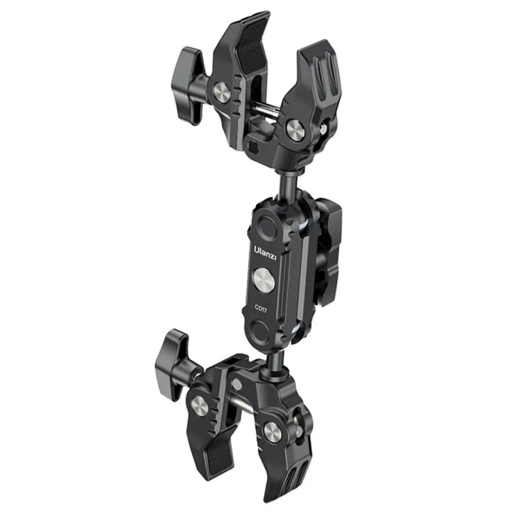 Шарнирный крепеж Ulanzi CO17 Super Clamp With Dual Ballhead Magic Arm, Black
