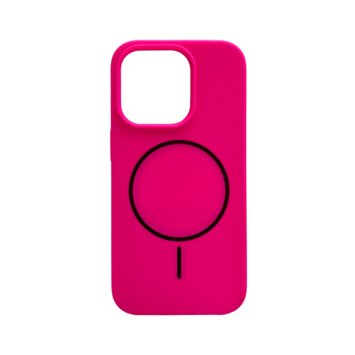 Чехол Cosmic Silicone Case Magnetic для iPhone 15 Pro Max, Shiny Pink