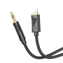 Аудио-кабель HOCO UPA30 Lightning to AUX 3.5 мм, Black