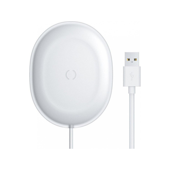 Беспроводное зарядное устройство Baseus Jelly wireless charger 15W, White