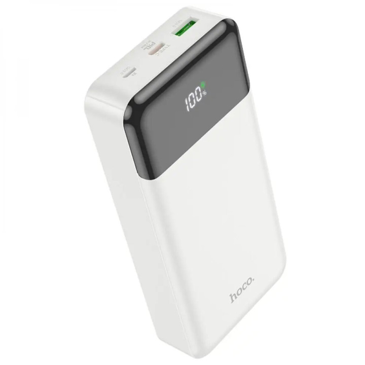 Внешний аккумулятор Power Bank HOCO J102A Cool figure PD20W / QC3.0 20000mAh, White