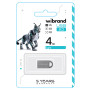 USB-флешка Wibrand USB 2.0 Lynx 4Gb, Silver