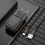 Сетевое зарядное устройство HOCO C96A USB кабель USB to Lightning 1m, Black