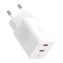 Сетевое зарядное устройство Baseus GaN5 Pro Fast Charger PD40W / QC3,0, White