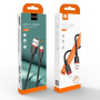 Data-Кабель WUW X203 USB to Lightning 2,4А, Black