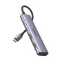 USB - Хаб UGREEN Type-C to 2 × USB-A 3.0, 2 × USB-C 3.0, Space-Gray