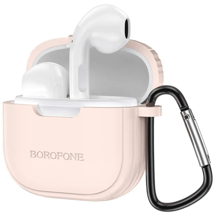 Bluetooth наушники-гарнитура BOROFONE BW29 Charm true wireless BT headset, Pink Sugar