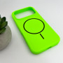 Чехол Cosmic Silicone Case Magnetic для iPhone 17 Pro, Shiny Green