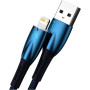 USB Data Кабель Baseus Glimmer Series USB to Lightning 2.4A 2m, Blue (CADH000303)