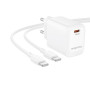 Сетевое зарядное устройство BOROFONE BN26 Fuente single-port PD20W / QC3.0 cable Type-C to Type-C, White