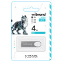 USB-флешка Wibrand USB 2.0 Irbis 4Gb, Silver