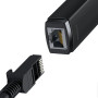 USB - хаб Baseus Lite Series Ethernet Adapter USB-A to RJ45 LAN Port 1000Mbps, Black ( WKQX000101 )