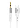 Аудиокабель HOCO UPA22 Lightning silicone digital audio conversion cable, White