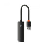 USB - хаб Baseus Lite Series Ethernet Adapter USB-A to RJ45 LAN Port 1000Mbps, Black ( WKQX000101 )