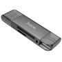 USB-хаб HOCO HB39 USB / Type-C 3.0, Metal Gray