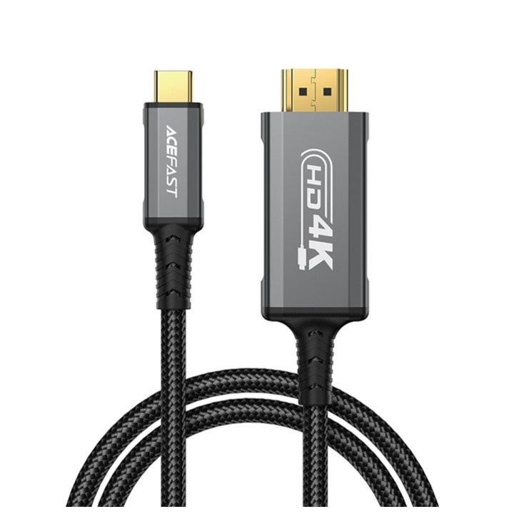 Видео Кабель ACEFAST C1-10 HD video cable Type-C to HDMI, Black