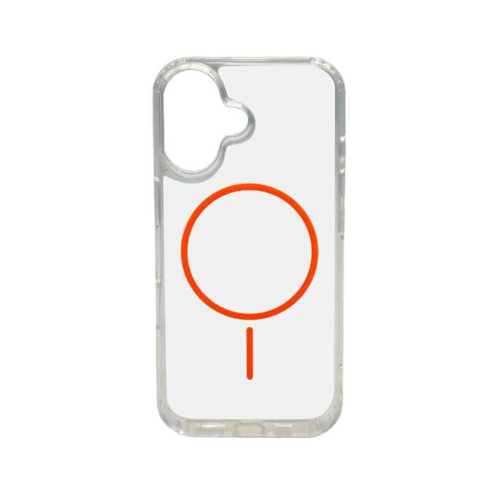 Чехол Cosmic Acrylic Thin Magnetic для iPhone 16, Orange