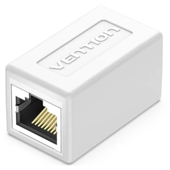 Коннектор - соединитель витого пара RJ-45 Vention Cat.6 FTP IPVW0, White