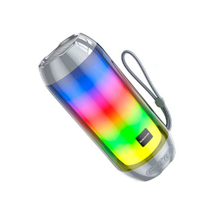 Портативная колонка BOROFONE BR25 Crazy sound colorful luminous 1200mAh, Gray
