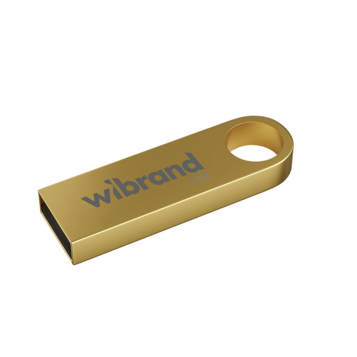 USB - флешка Wibrand USB 2.0 Puma 4Gb, Gold