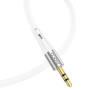 Аудиокабель HOCO UPA22 Lightning silicone digital audio conversion cable, White