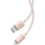 Data Кабель Baseus Habitat Series Fast Charging Cable USB to Lightning 2.4A 2m, Wheat Pink ( P10360200421-01 )