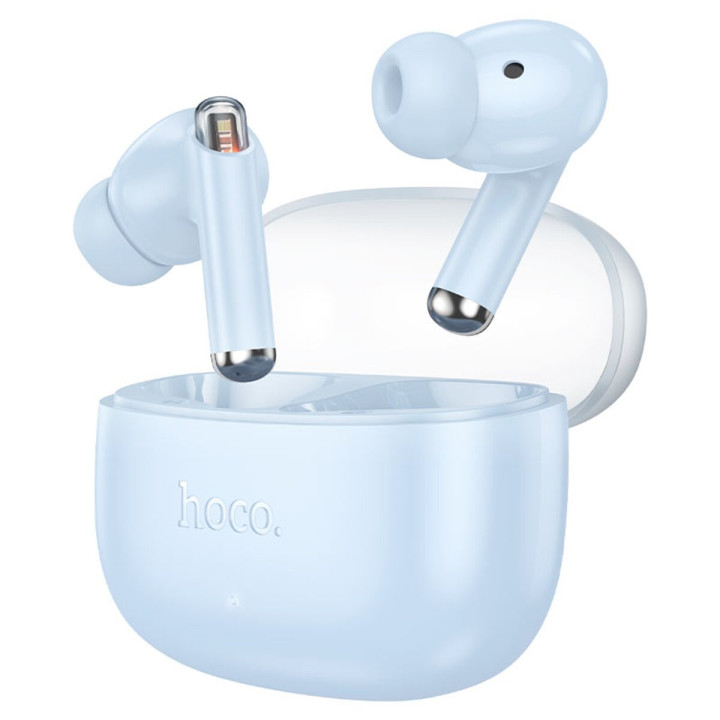 Bluetooth наушники - гарнитура HOCO EQ12 350 mAh, Blue