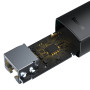 USB - хаб Baseus Lite Series Ethernet Adapter USB-A to RJ45 LAN Port 1000Mbps, Black ( WKQX000101 )