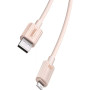 Data Кабель Baseus Habitat Series Fast Charging Cable USB to Lightning 2.4A 2m, Wheat Pink ( P10360200421-01 )