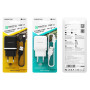 Сетевое зарядное устройство BOROFONE BA36A PD18W / QC3.0 cable USB to Type-C, White