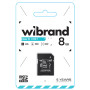 Карта памяти microSDHC Wibrand WICDHC10 UHS-1 8Gb class 10