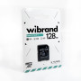 Карта памяти  Wibrand microSDXC (adapter SD) 128Gb class 10, Black