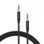 Аудіо кабель Vention 3.5mm Aluminum Alloy Type Audio Cable 2M, Black