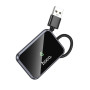 Адаптер HOCO HU1 Way car wireless CarPlay adapter, Metal Gray