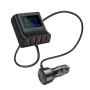 Автомобильное зарядное устройство ACEFAST B11 138W Car Charger Splitter with Digital Display, Black